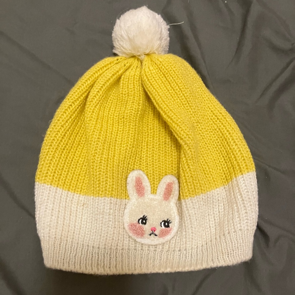 Cute bunny hat winter beanie